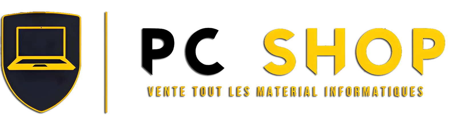PC Shop computer store logo