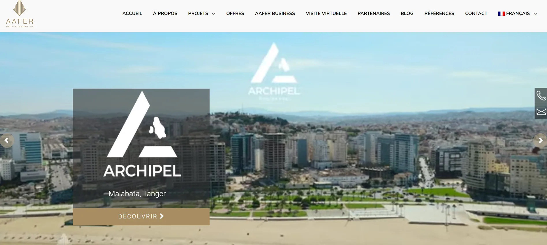 Digital Agency Landing page based in Tangier