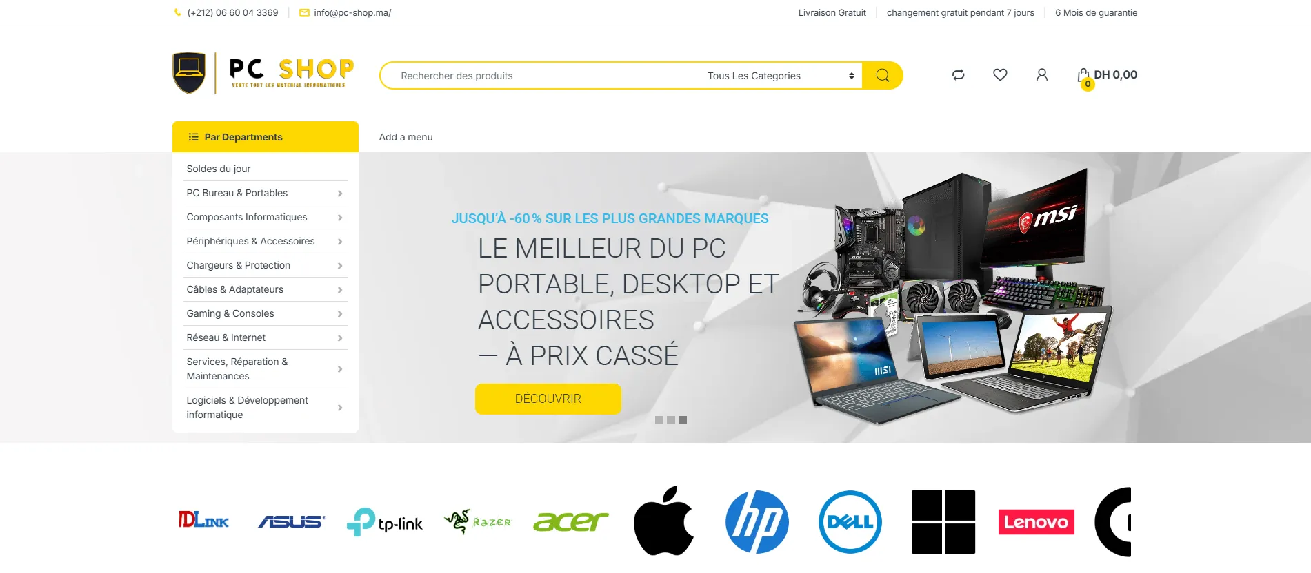 Digital Agency Landing page based in Tangier